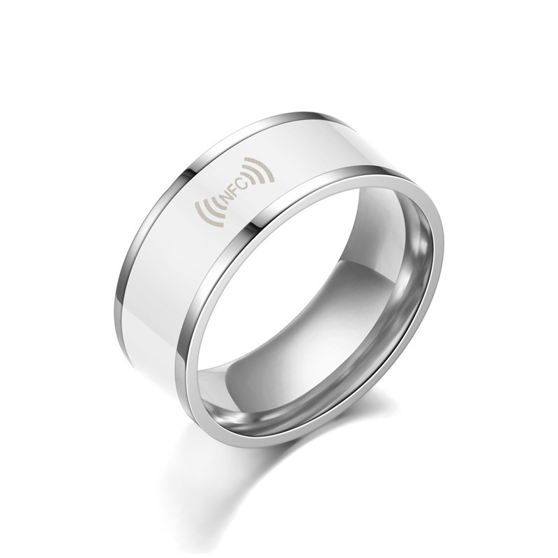 Smart Ring Nfc Pay - Étiquette de téléphone portable NFC transfrontalière,