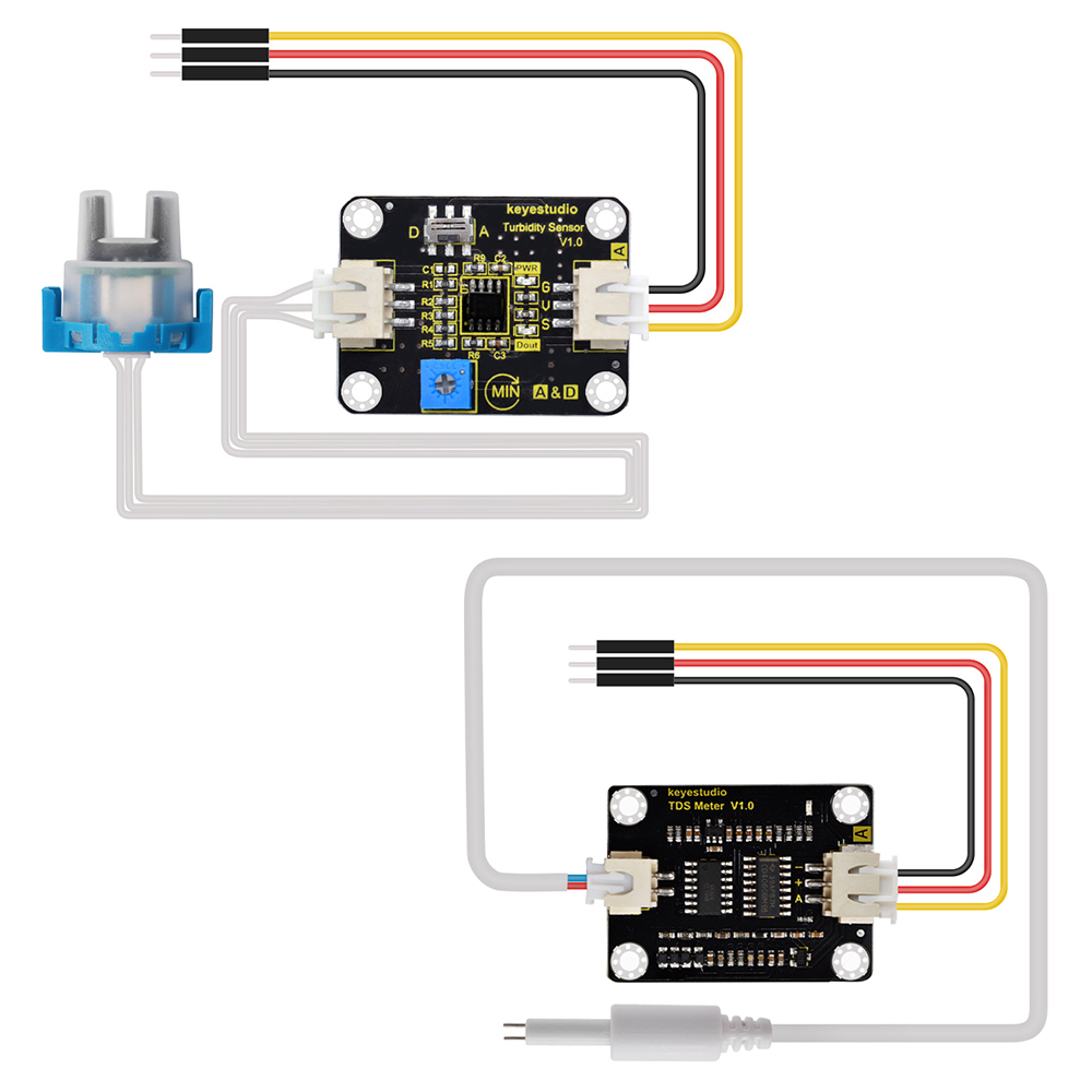 Hydration Sensor Skin - Keyestudio TDS capteur compteur V1.0 carte/capteur