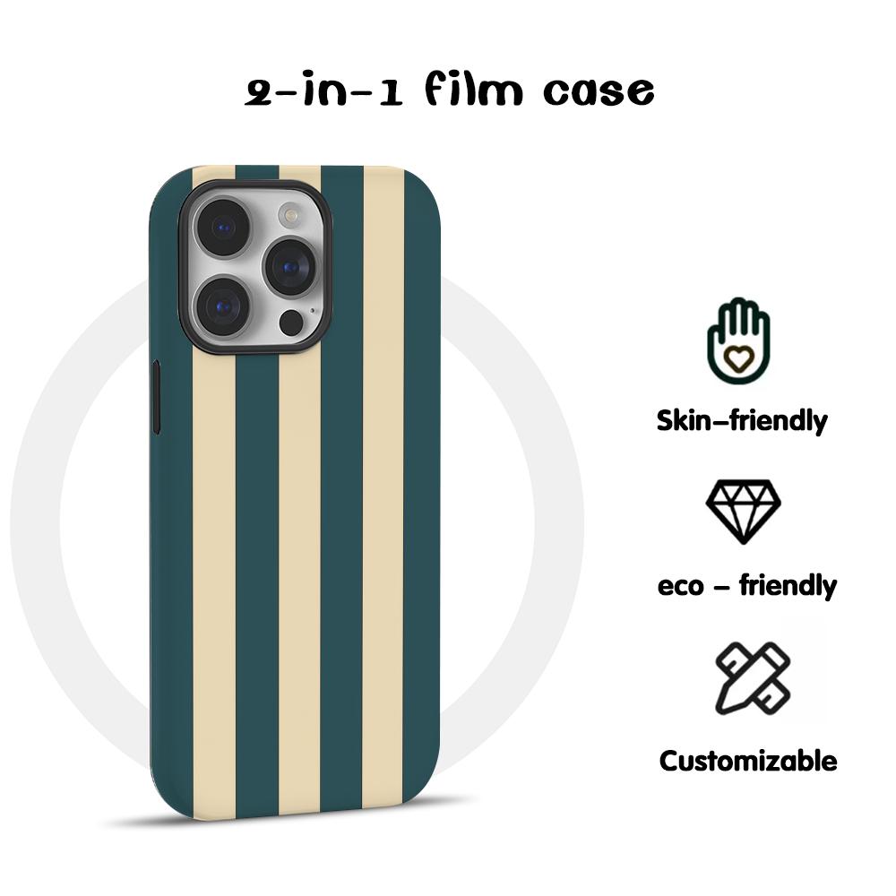 Apple Iphone 16 - Coque de téléphone à rayures horizontales