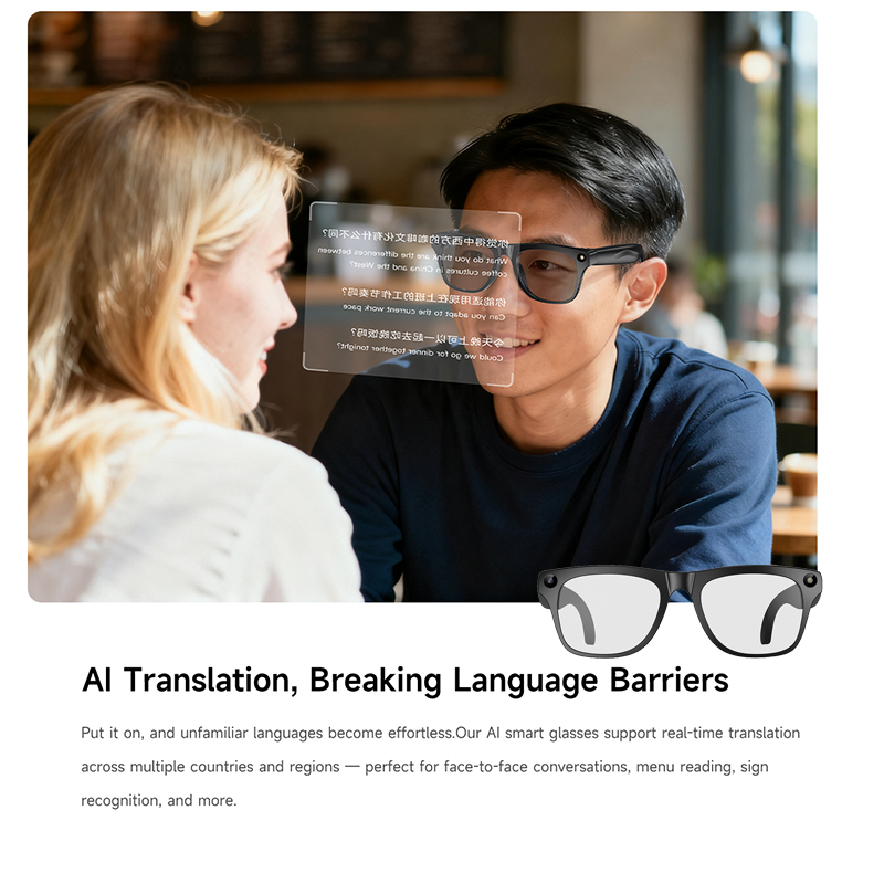 Lunettes intelligentes de trad - Smart Glasses Lens avis et prix
