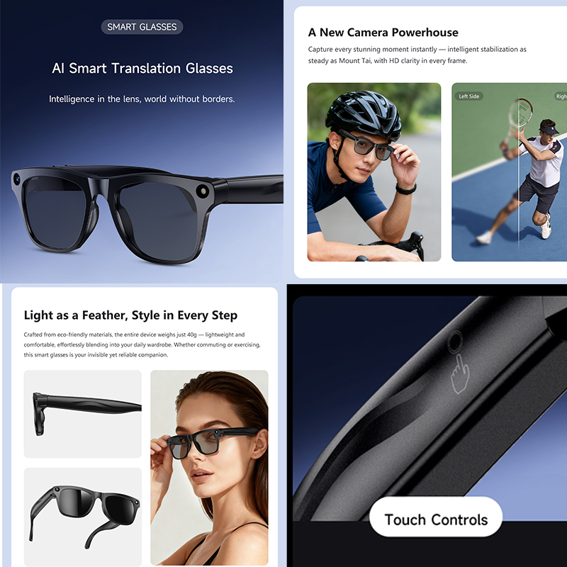 Lunettes intelligentes de trad - Smart Glasses Lens avis et prix