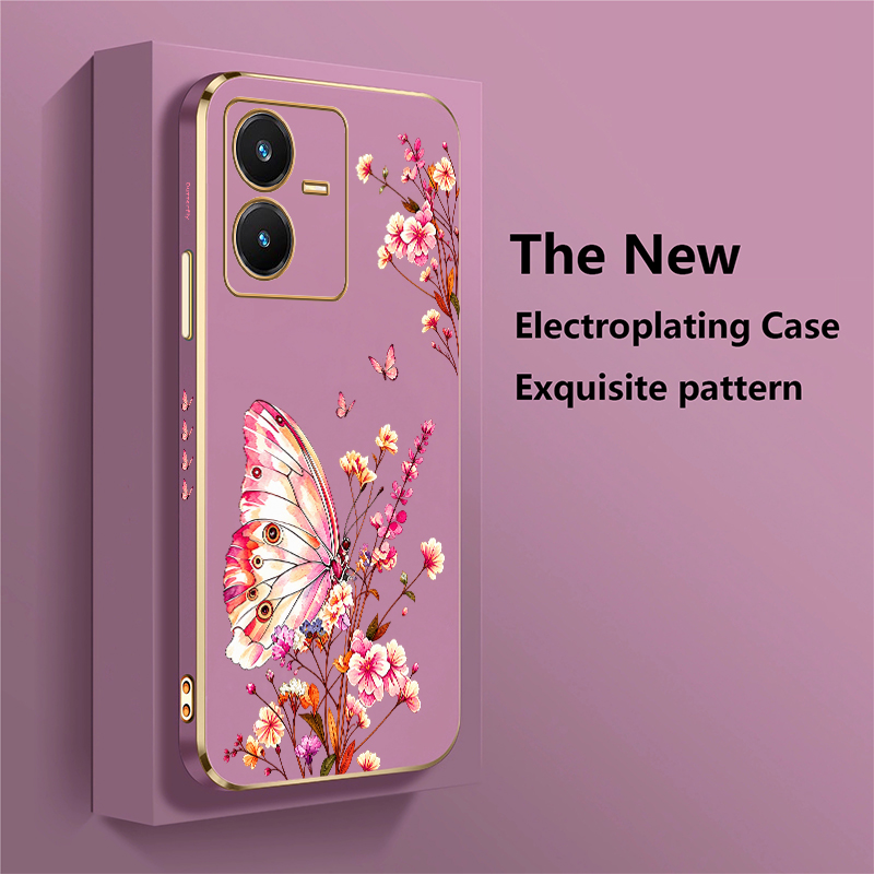 Coque peinte à motifs de papil - Vivo V40 avis et prix